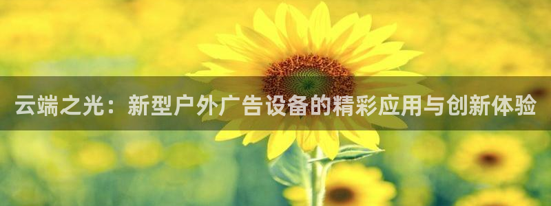 杏宇平台代理多少钱一个月：云端之光：新型