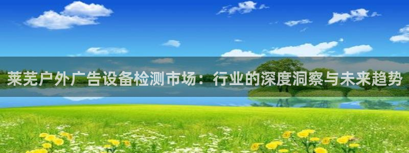 杏宇平台怎么样知乎：莱芜户外广告设备检测