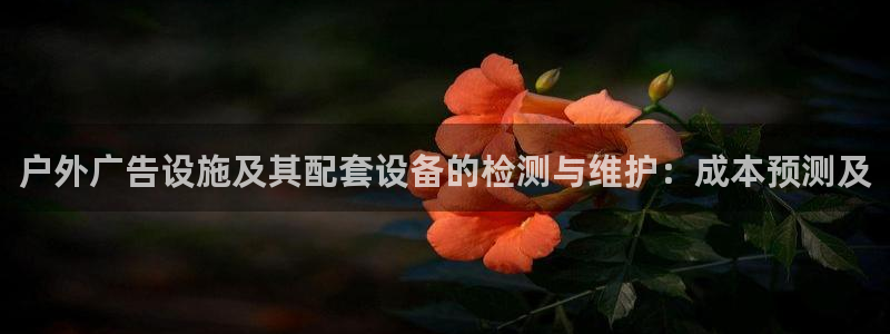 杏宇平台登录步骤：户外广告设施及其配套设